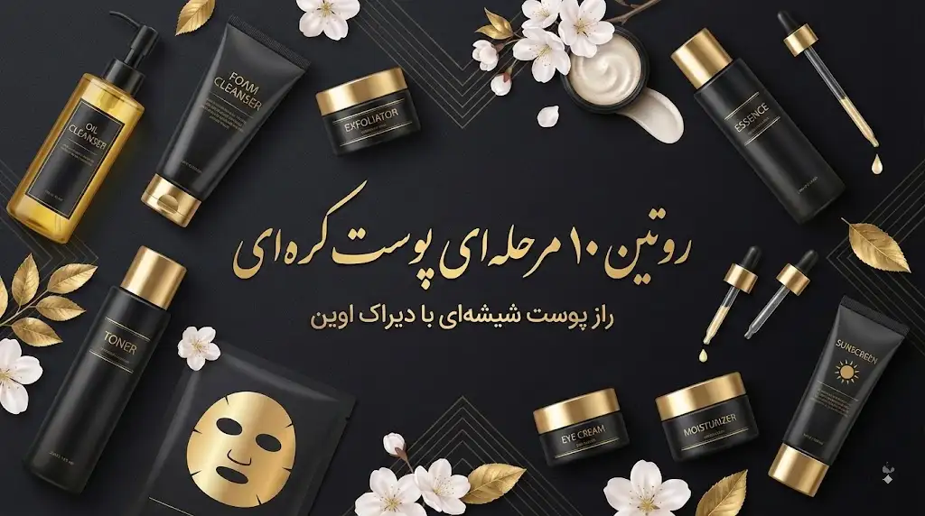 آموزش کامل روتین ۱۰ مرحله‌ای کره‌ای؛ راز رسیدن به پوست شیشه‌ای (Glass Skin)