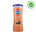 لوسیون بدن وازلین مدل Cocoa Glow ۴۰۰ میلی‌لیتر
